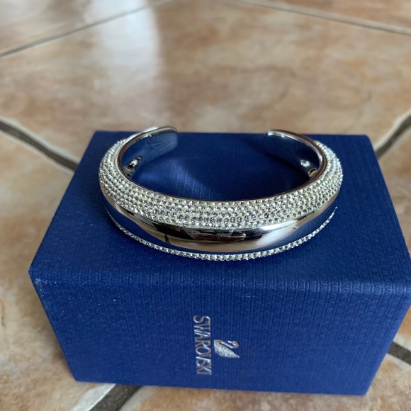 SWAROVSKI Pebble Cuff Crystal Bracelet - Picture 4 of 14